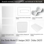 For Tesla Model Y Juniper 2025 Center Console Organizer Set | Interior Storage Accesso close-up view