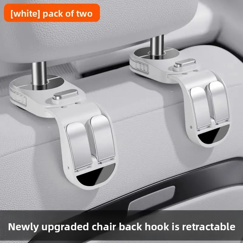 Car Seat Back Headrest Hidden Mount Storage Hook Hanger alternate view
