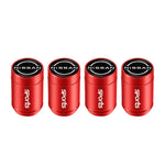 4Pcs Metal Tire Valve Stem Caps for Nissan Models | Universal Car Accessories close-up view