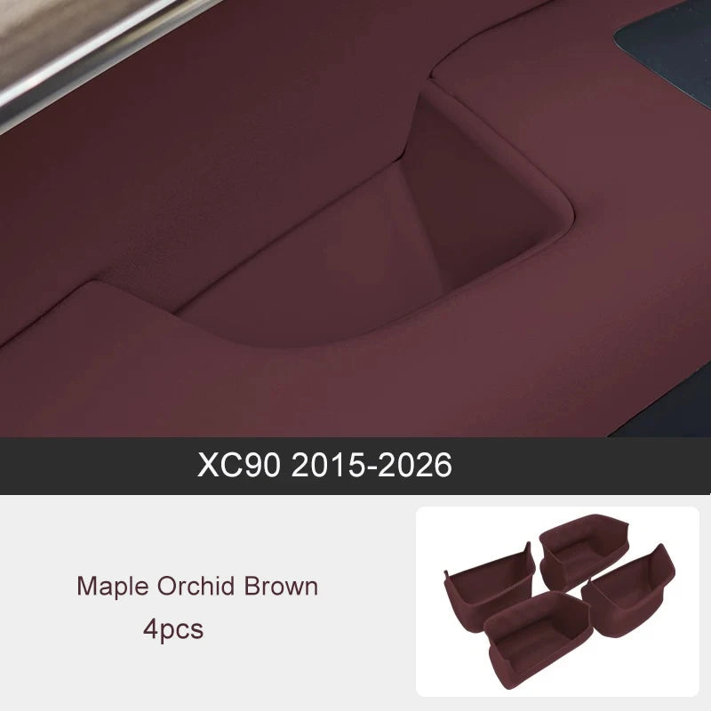 For Volvo XC90 Door Armrest Storage Box Silicone Pad Handle Box Pad 2015-2026 Car Dec alternate view