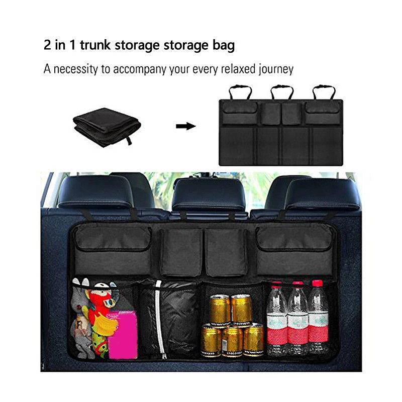 Car Backseat Organizer Storage Bag Oxford