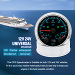 Custom 2 Gauges Set With Sensors Kit | 85mm 3-in-1 GPS Speedometer, Fuel, Tachometer, Oi detail view