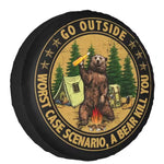Custom Spare Tire Cover for SUV Truck Jeep | Mountain River PVC 13-18 Inch detail view
