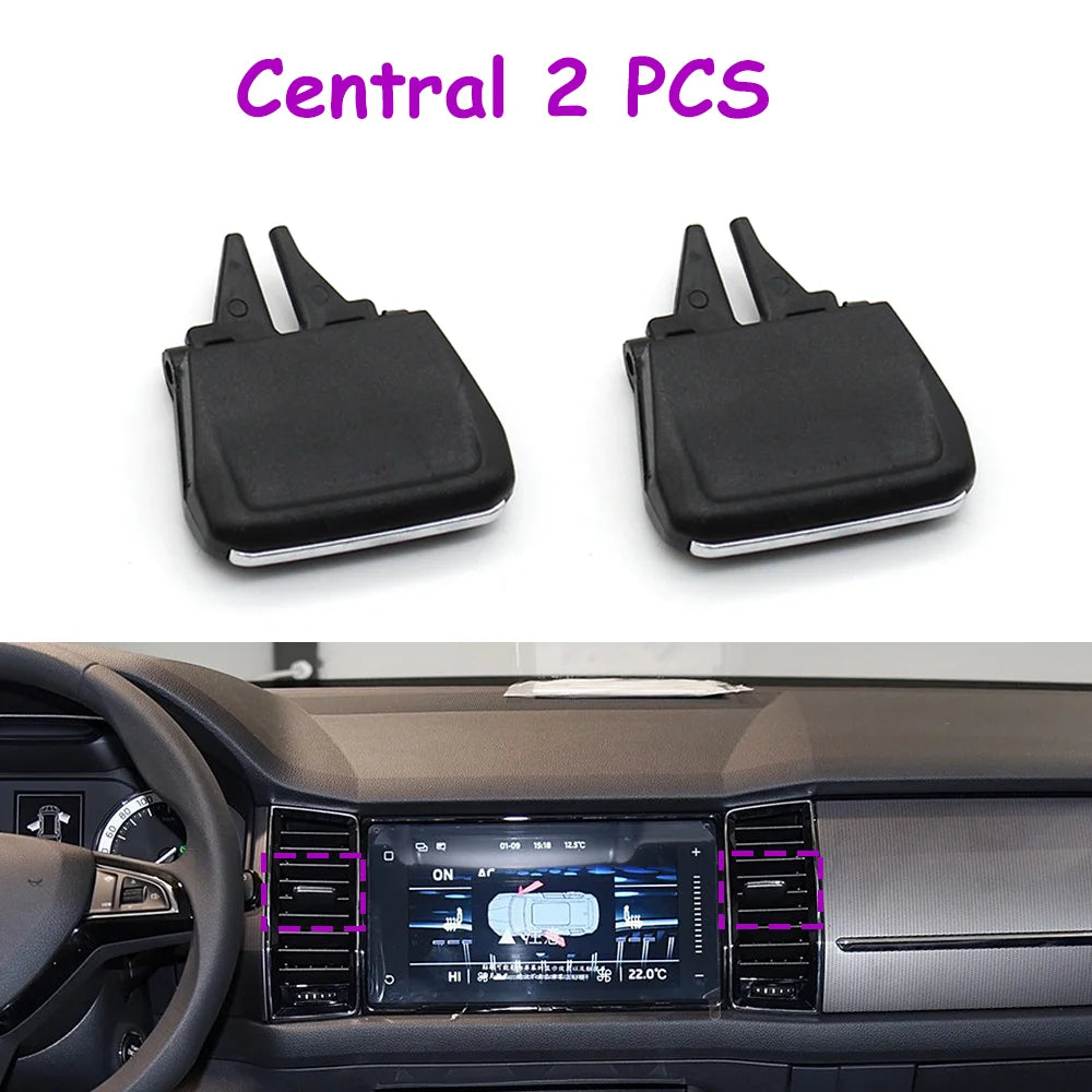 Kodiaq Karoq Car Front Left Right Central Rear Air Conditioning Outlet AC Vent Tab Clip For Skoda 2016-2025 56G819701 56G820951