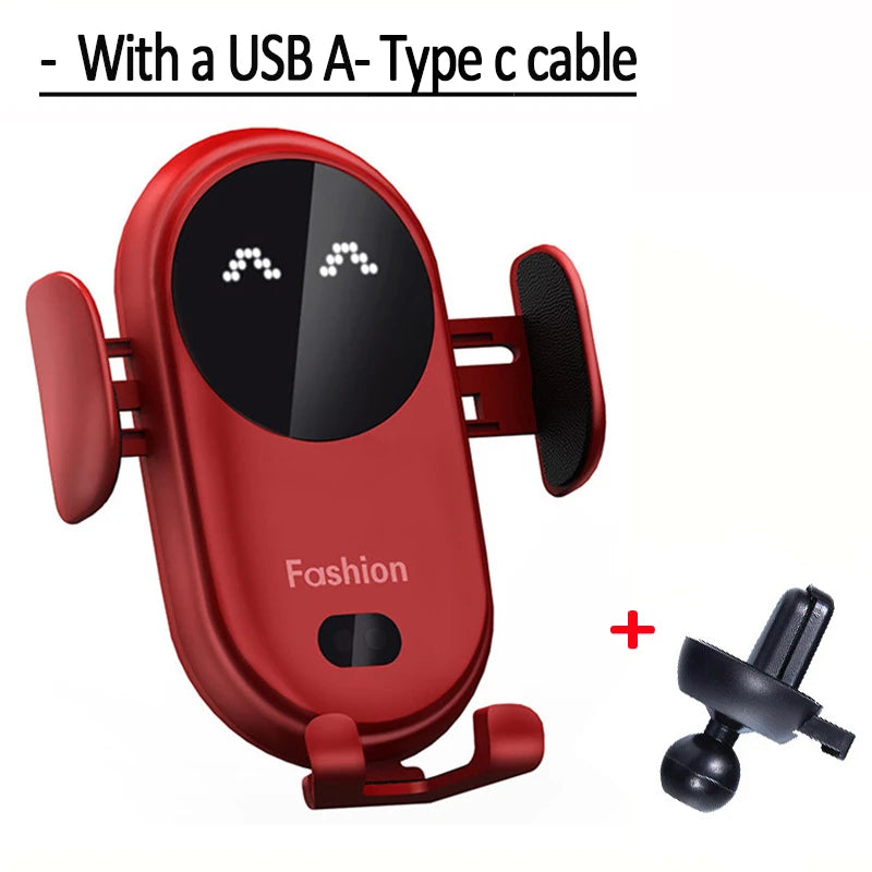 Wireless Car Charger Phone Holder Air Vent Mount detail view