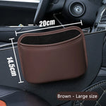 Car Seat Back Organizer Pu Leather Waterproof Storage Bag