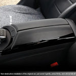 4Pcs Carbon Fiber Car Center Armrest Box Panel Switch Button Cover Interior Accessories detail view