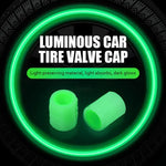 Glow-in-the-Dark Tire Valve Caps | Luminous Car Motorcycle Accessories