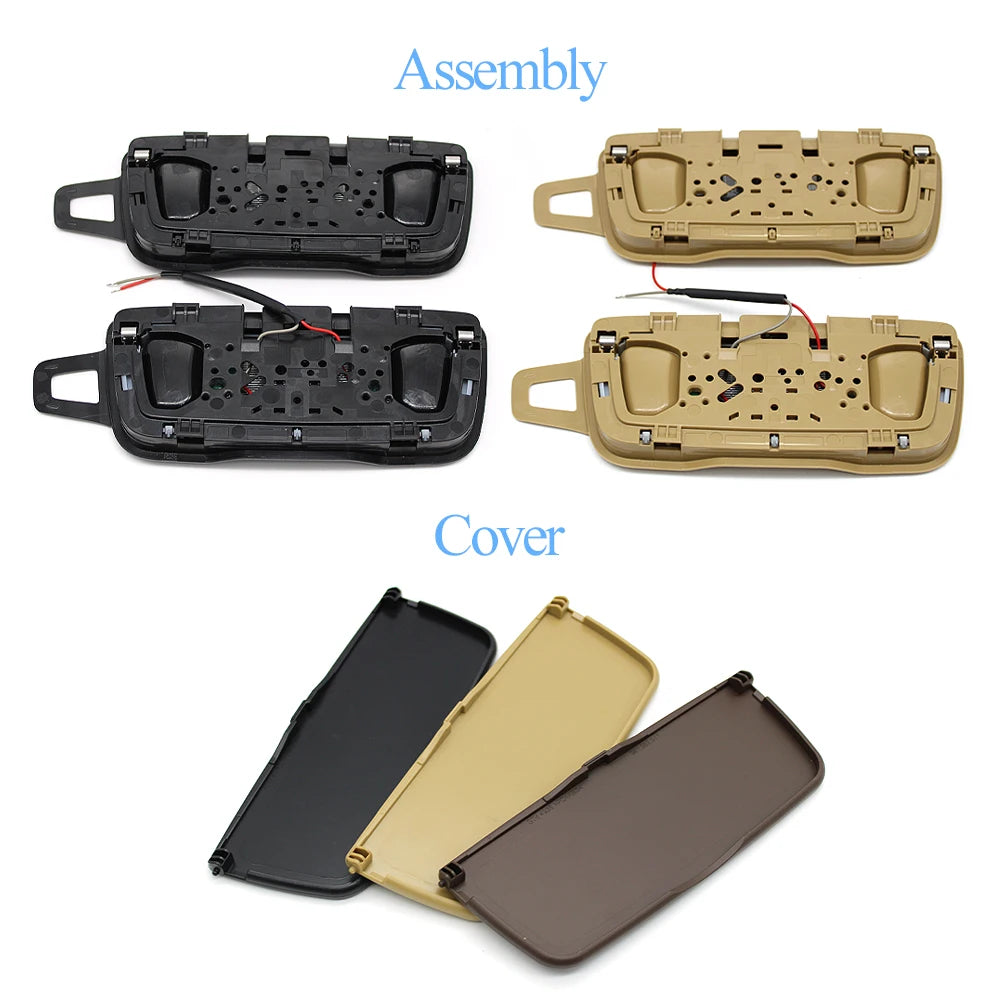 Car Sun Visor Mirror Cover Sunshade Makeup Cosmetic Mirror Assembly For Porsche Boxster Cayman Carrera Traga 911 981 982 991 992