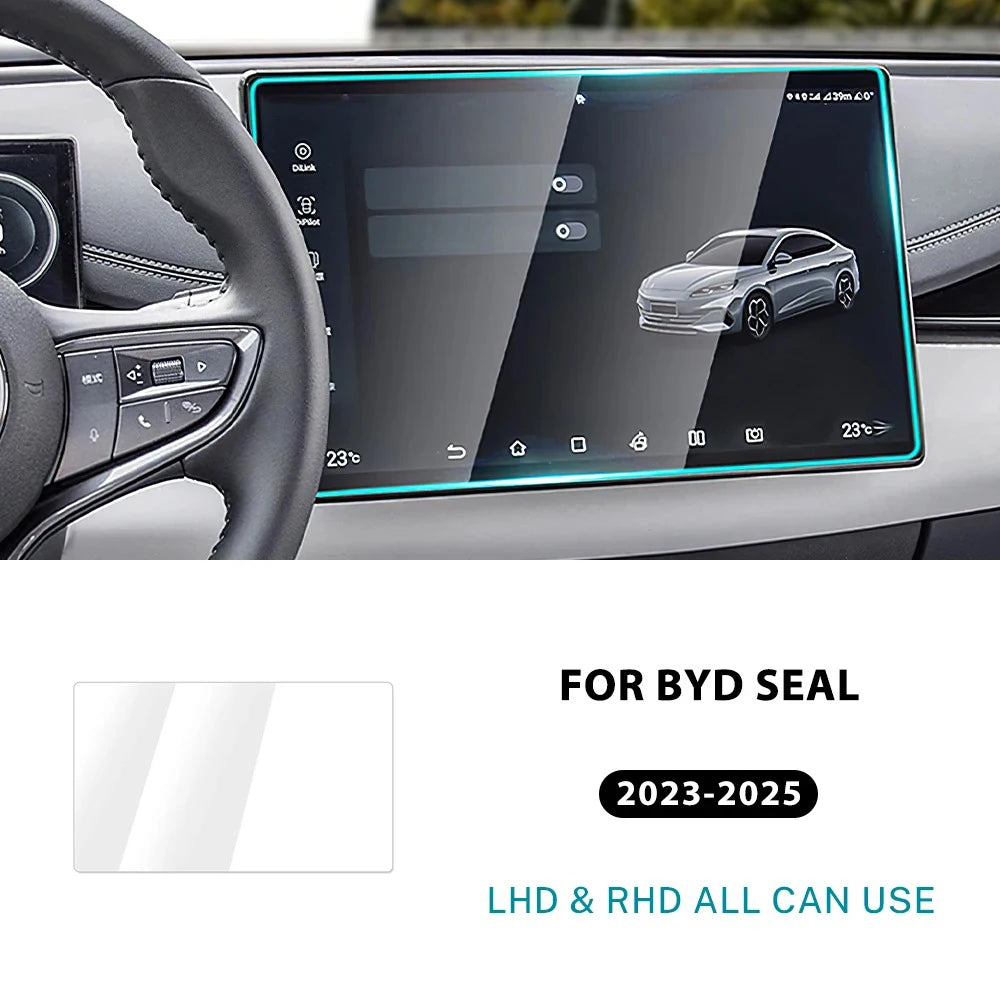 TPU Film For BYD Seal 2023-2025 Center Console Transparent TPU Protective Film TPU Interior Screen Protector Interior Film TPU