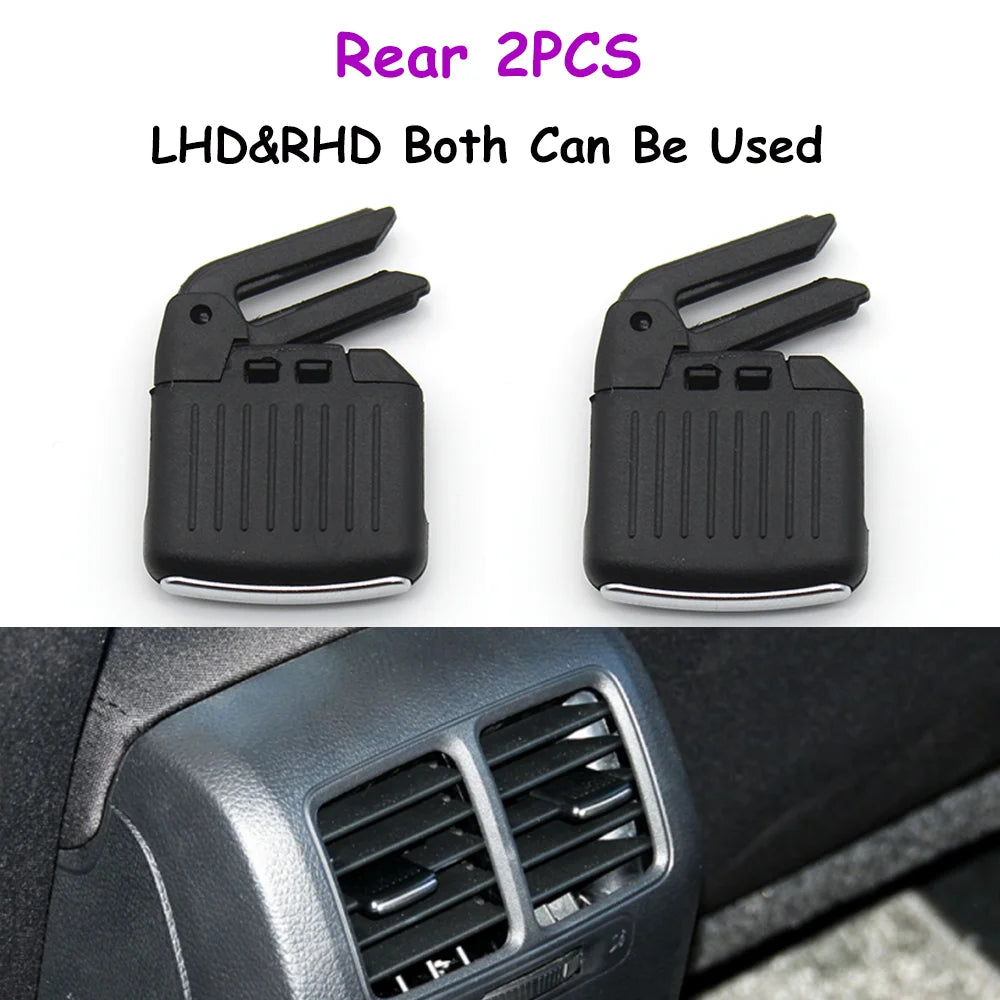 Golf 5 Sagitar Jetta Car Front Rear Air Conditioner AC Vent Grille Slider Outlet Tab Clip Repair Kit For Volkswagen 1KD819703
