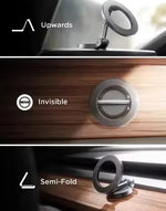 Magnetic Car Phone Holder | 1080° Rotatable Foldable Dashboard Mount detail view