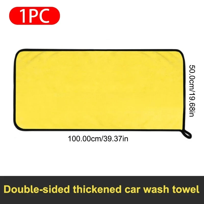 High-end Microfiber Towel Car Wash Towel Detailing Cleaning Cloth Car Wash Drying T additional angle