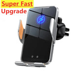 Car Wireless Charger Auto Car Mount Phone Holder | 15W Fast Charging with Infrared Induction for iPh