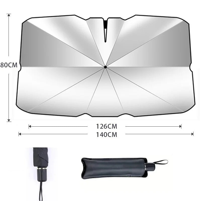 Car Front Sunshade Umbrella | Car Windshield Protection Cover for Auto detail view