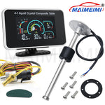 4 in 1 LCD Car Digital Gauge with Alarm | Water Temperature Oil Pressure Voltmeter Fuel Gauge