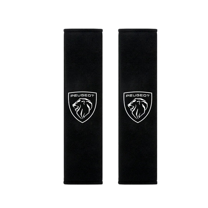 2pcs Auto Cotton Seat Belt Cover Case for Peugeot 206 307 308 3008 207 208 407 508 2008 detail view