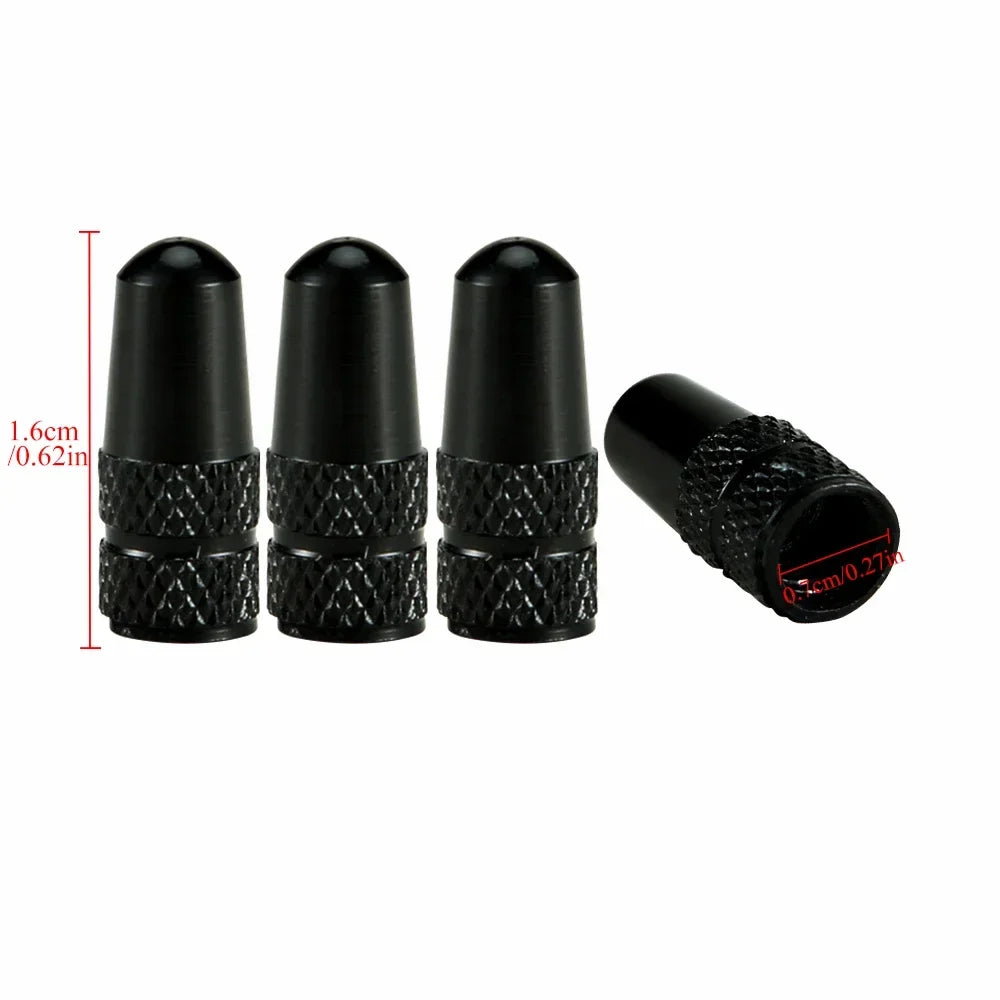 4Pcs/Set Aluminum Alloy Road MTB Track Racing Bike Tube Tyre Bicycle Tire Wheel Frenc alternate view