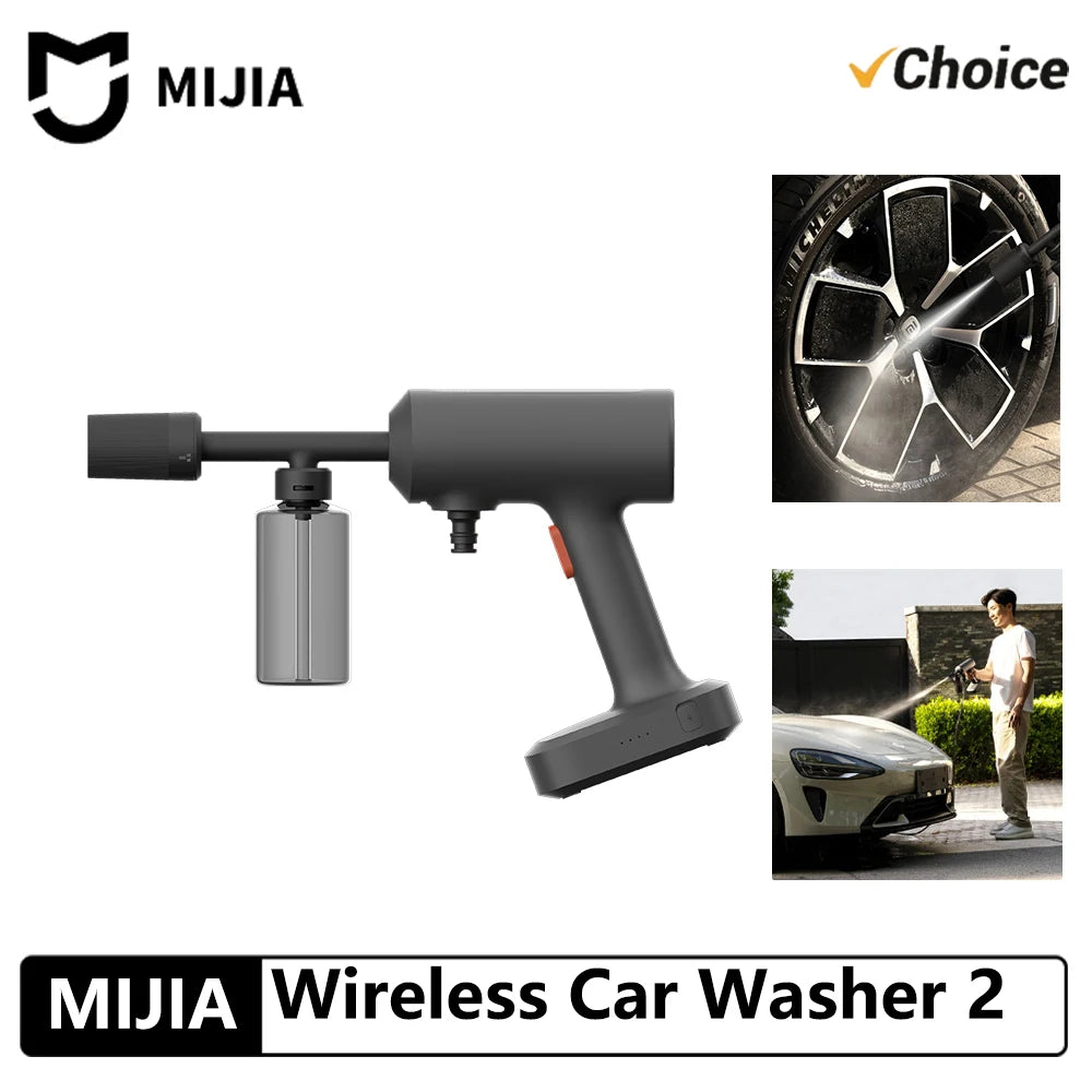 MIJIA Wireless Car Washer 2 | High Pressure Cordless Car Cleaning Tool