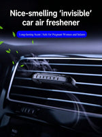 Car Air Vent Clip Solid Perfume Diffuser Long‑Lasting Fragrance Odor Eliminator Auto Air Freshener for Cars SUVs Trucks Black