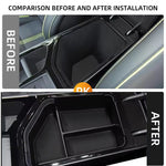 ABS Car Central Armrest Storage Box For Kia EV6 2022 2023 2024 2025 Center Console Organizer Tray Case Car Accessories