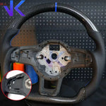 Carbon Fiber Customized Steering Wheel leather Alcantara For Tiguan Passat VW Golf MK7 7.5 GTI GTD GTE 2013-2020 GTI
