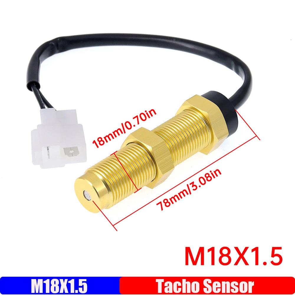 Multi 85mm 6-in-1 Tachometer Gauge Set | Fuel Level, Water Temp, Oil Pressure, Voltme lifestyle view
