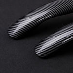 Car Carbon Fiber Texture Steering Wheel Cover For Deepal SL03 L06 L07 S05 S07 G318 S0 close-up view