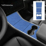 For Tesla Model 3 2017-2020 Car Central Console Gear Shifter Panel Modifed Decorative Cover Pad Sheath Shell Sticker