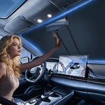 Titanium Silver Car Windshield Sunshade Foldable Parasol UV Protection