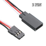 RC Servo Extension Wire Cable Futaba JR Male to Female additional angle