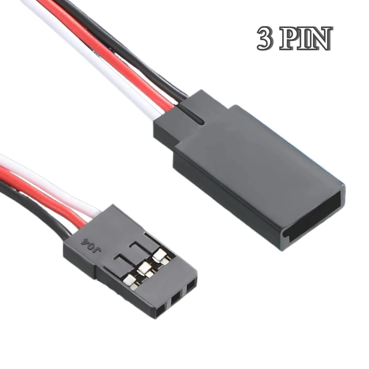 RC Servo Extension Wire Cable Futaba JR Male to Female additional angle