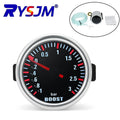 52mm Turbo Boost Gauge | Mechanical Pressure Meter with White LED for 12V Cars