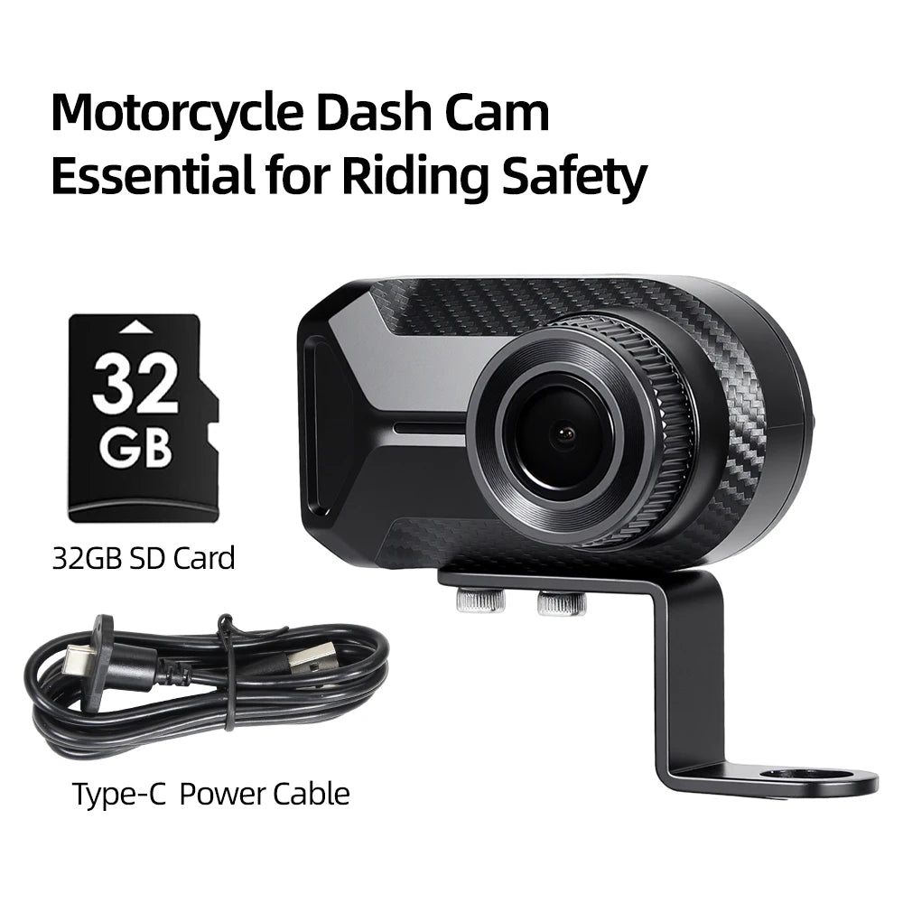 Motorcycle Dash Cam 2K 30fps WiFi | Helmet Driving Recorder detail view