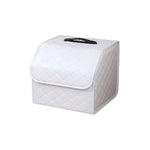 Foldable Car Trunk Organizer | Leather Cargo Storage Box with 8 Style Options detail view