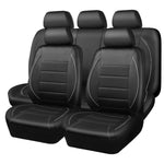 Universal Leather Car Seat Covers Simple Style Breathable Full Set or Front Pair alternate view