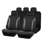 AUTO PLUS Sports Universal Polyester Car Seat Cover Set Fit Most Car Plain Fabric Bic alternate view