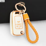TPU Car Flip Key Case Cover Shell For Chevrolet Cruze Aveo Trax Sail Malibu Captiva O alternate view