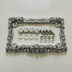 Skull Motorcycle License Plate Frame | American Style Stylish Vehicle Decoration