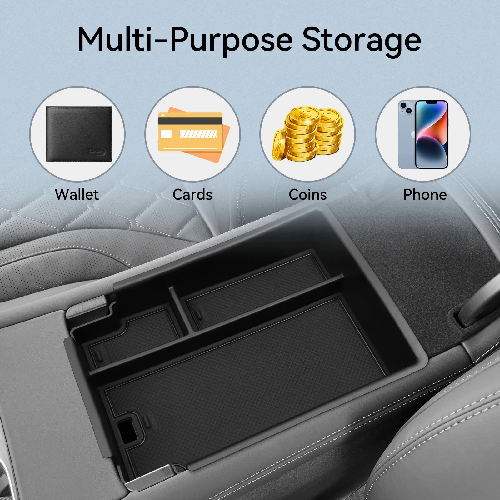 For BYD Sealion 7 EV 2024 2025 Center Console Armrest Box Storage Case Car Interior Orga detail view