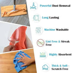 Microfiber Cleaning Cloth | Absorbent Dish Towel for Kitchen, Bathroom, Car lifestyle view