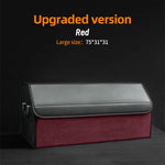 Car Trunk Organizer – Large Capacity Suede Foldable Storage Box (3 Sizes, 10 Colors) close-up view