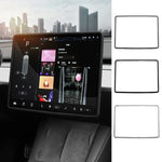 Screen Protector Frame for Tesla Model 3 Y Juniper Silicone Anti-scratch Central Control Navigation Edge Protective Accessories