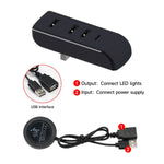 Car Atmosphere Light Strip with 30s Auto OFF Module | USB Expansion Dock for Tesla Mo lifestyle view