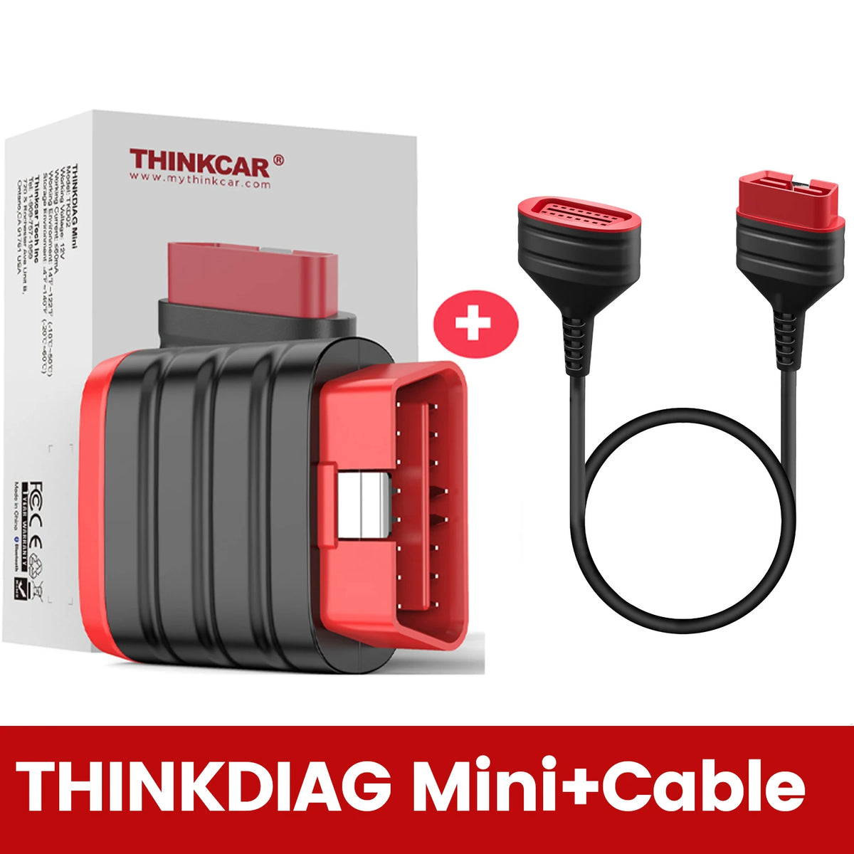 THINKCAR THINKDIAG Mini OBD OBD2 Scanner All-System Diagnosis Auto VIN Scan Tool Lifetime Free Update for All Cars After 1996