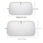 Auto Folding Sun Shade | Car Windshield Sunshade Cover additional angle