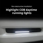 2pcs 17cm Universal Waterproof Daytime Running Lights COB Fog Lamp Car Styling Led additional angle
