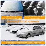 Outdoor Car Windshield Cover | Half Anti-Snow Awning with Sunshade Protection alternate view