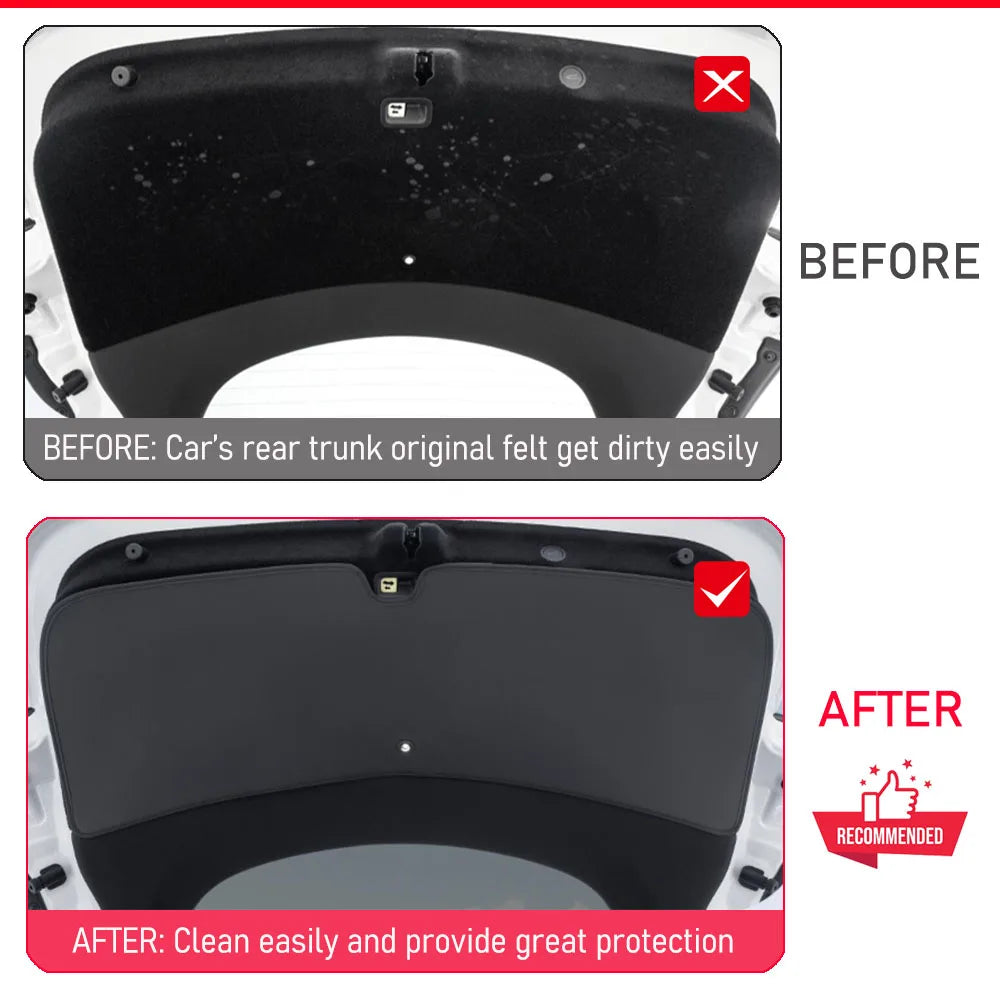 for Tesla Model Y Juniper 2025 2026 Trunk Guard Panel Protection Cover Leather Trunk alternate view