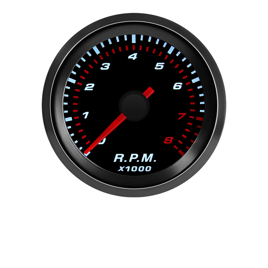 2" 52mm 12V Car LED Smoke Len -1~0~2 BAR Turbo Boost Gauge Turbin Mechanical Boost Indicator Meter For Engine Car Accessories